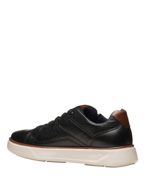 Zapatilla Hombre Cuero PEGADA 110934 Negro-2