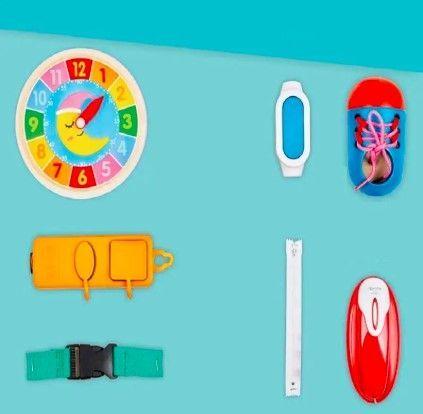 Tablero Sensorial de Psicomotricidad Montessori-2