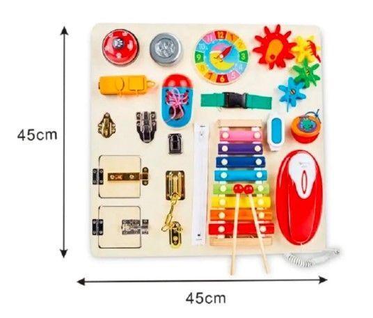 Tablero Sensorial de Psicomotricidad Montessori-4