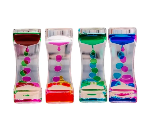 Set 4 Relojes Sensoriales L quidos Antiestr s Colores-0