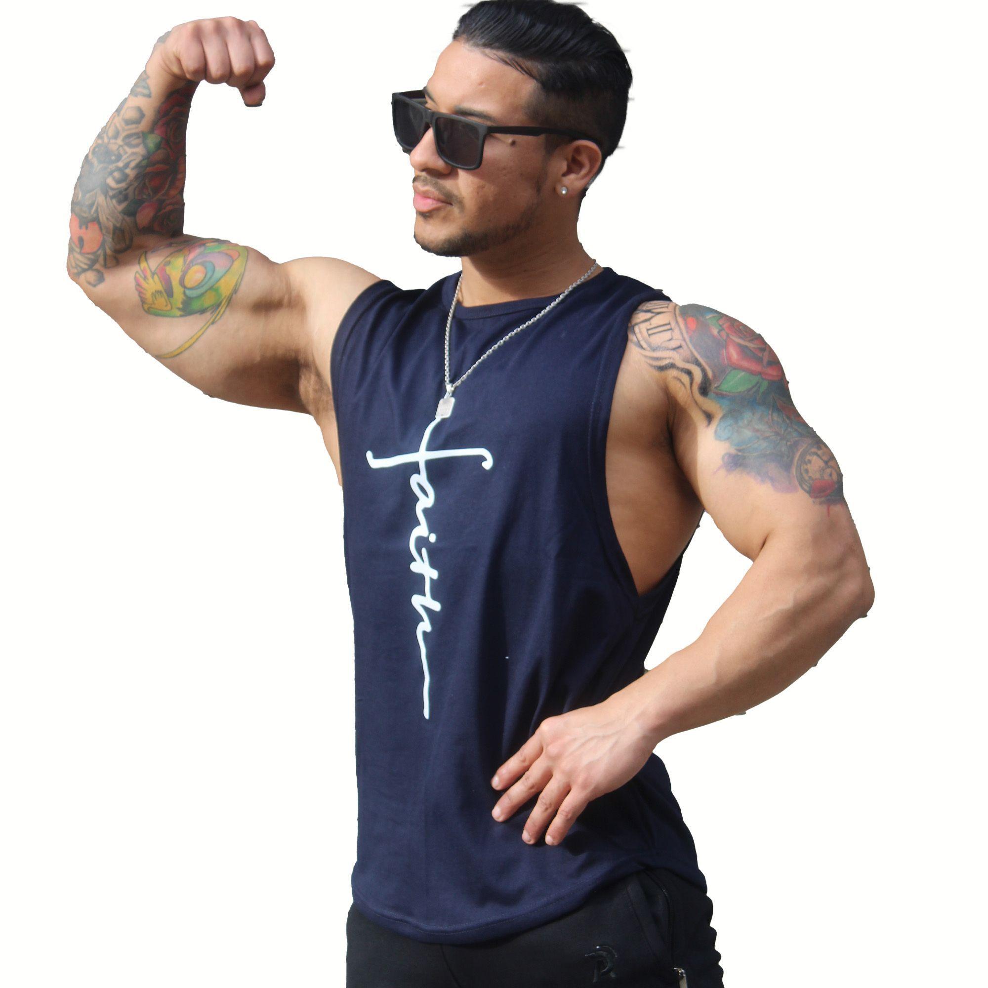 Polera Musculosa Cuello Redondo faith-0