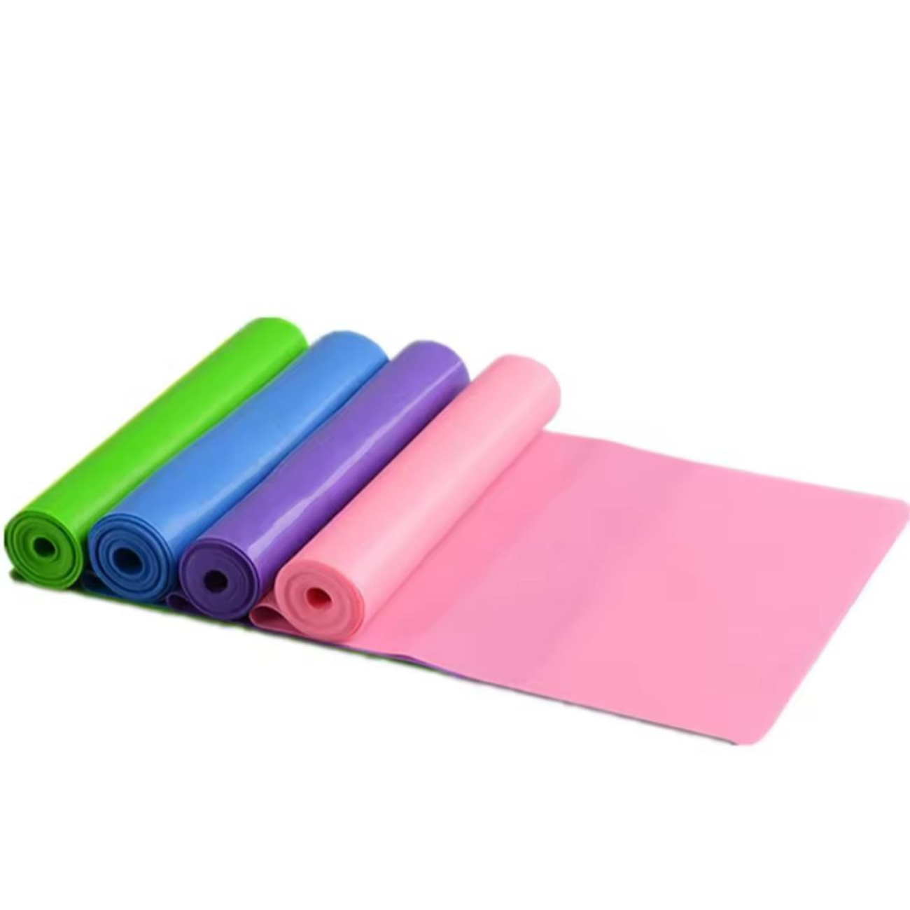 Banda Elástica Plana Tipo Tela Ancha Yoga Rehabilitación-3