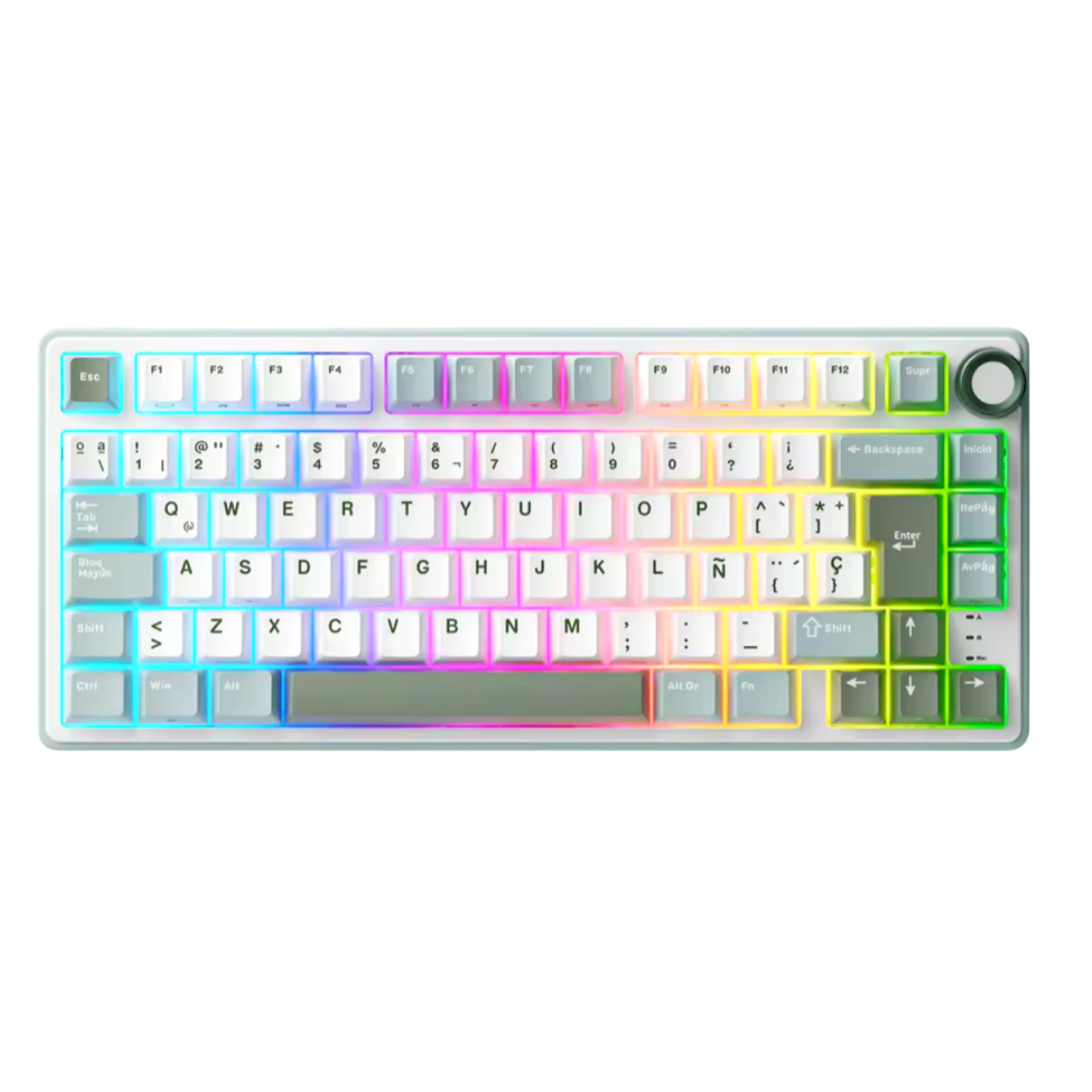 Teclado Mecánico Gamer Royal Kludge R75 Profesional -0
