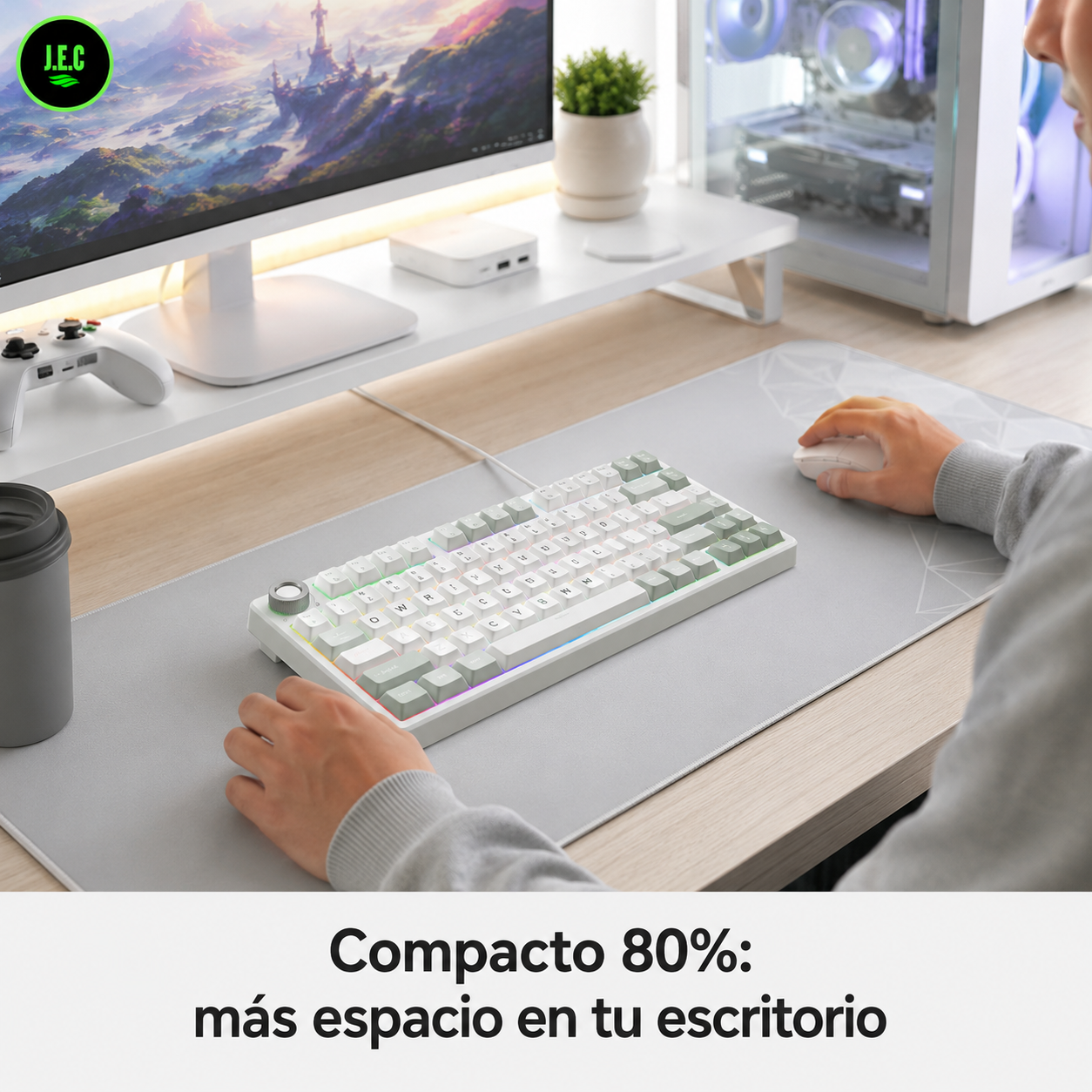 Teclado Mecánico RK Royal Kludge R75 Español RGB Hot Swap profesional-4