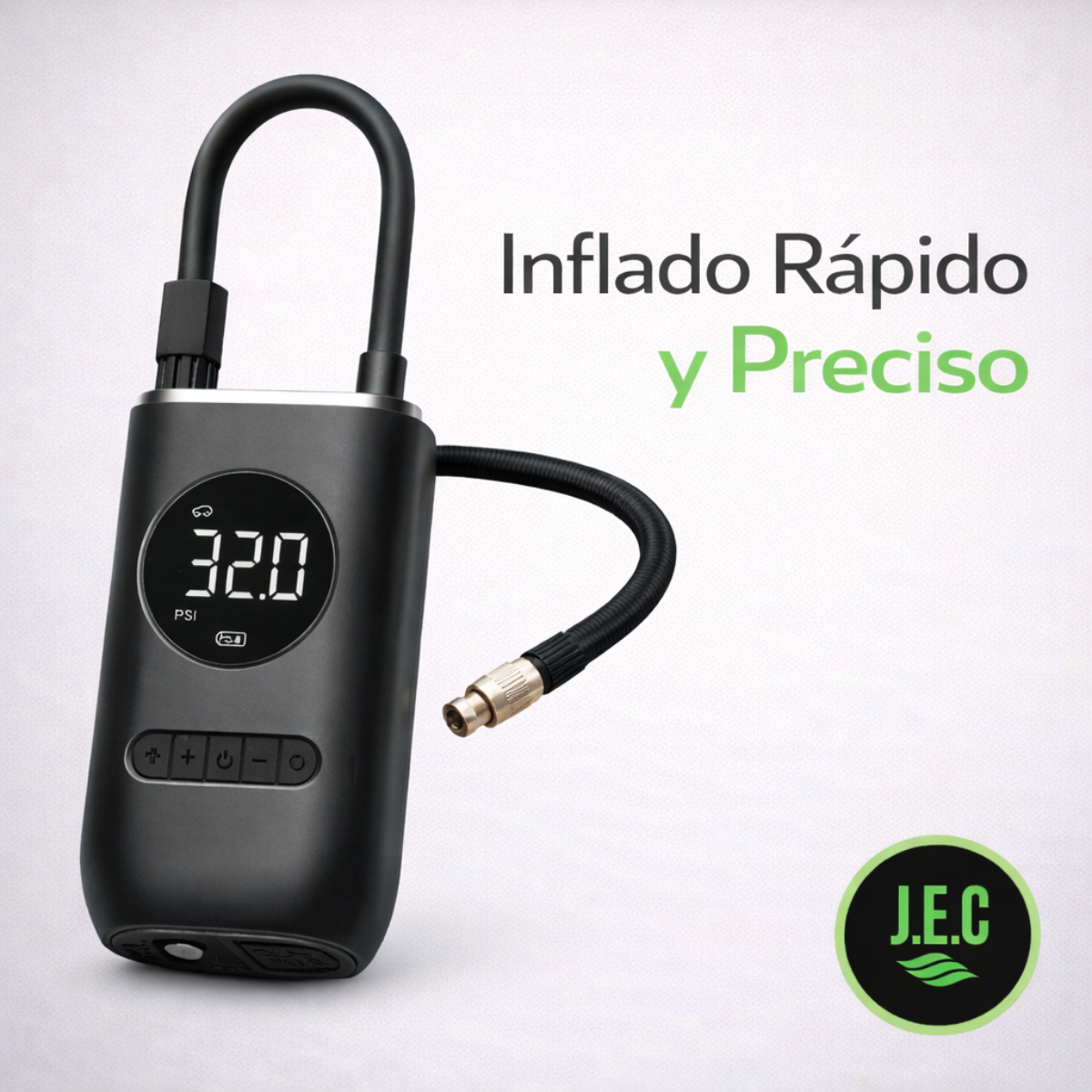 Mini Compresor Aire Portátil Digital 150 PSI Auto Bicicleta-3