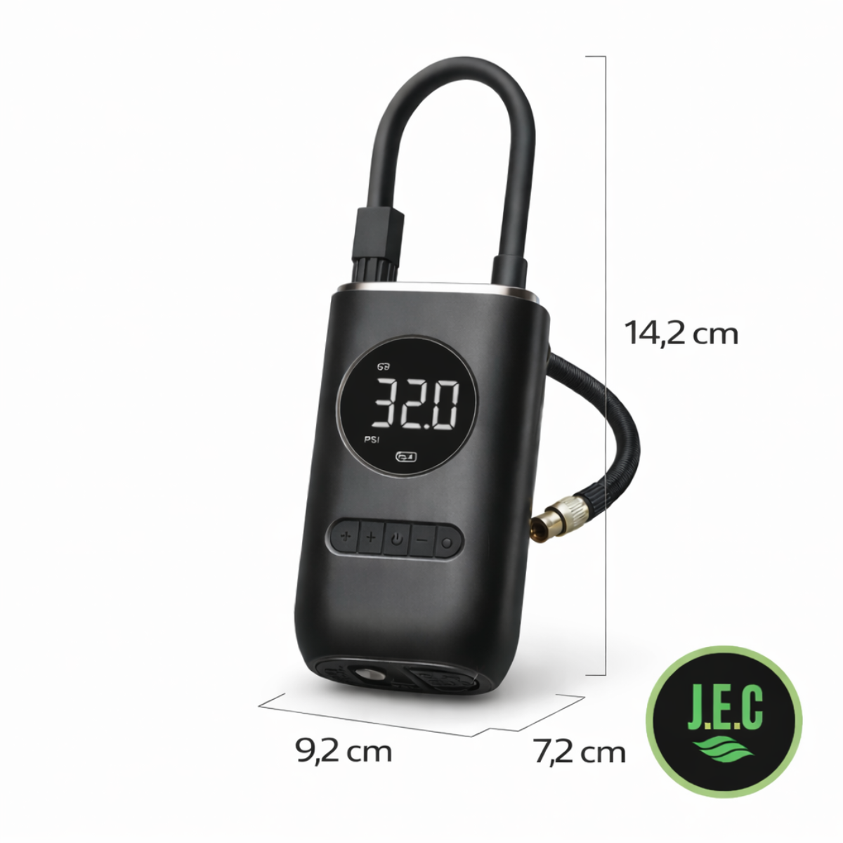 Mini Compresor Aire Portátil Digital 150 PSI Auto Bicicleta-5