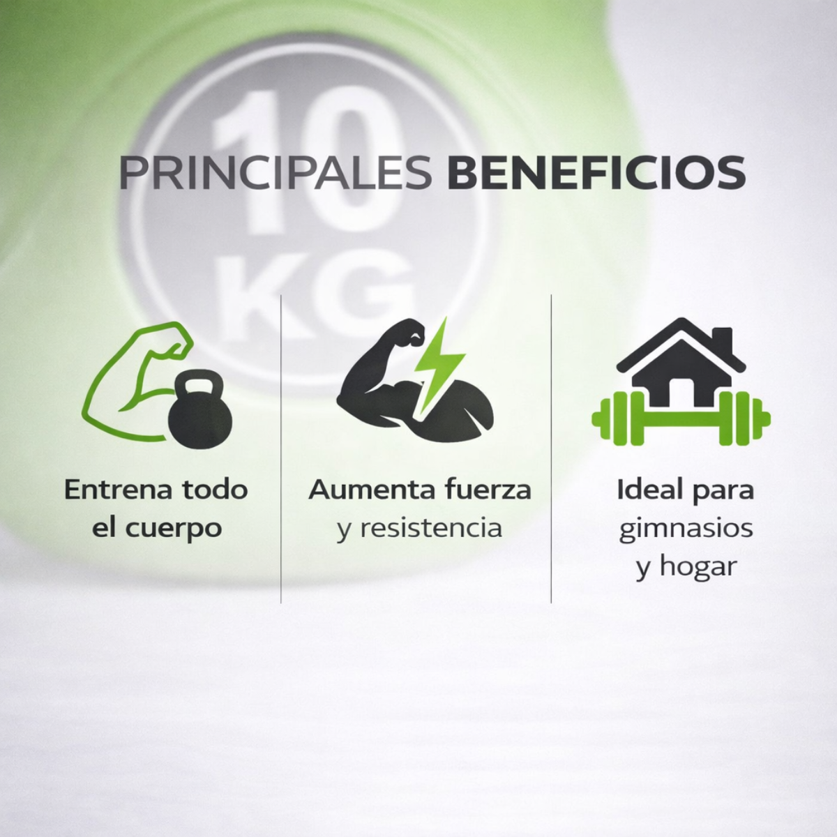 Kettlebell 10kg Pesa Rusa Entrenamiento Funcional Casa-2