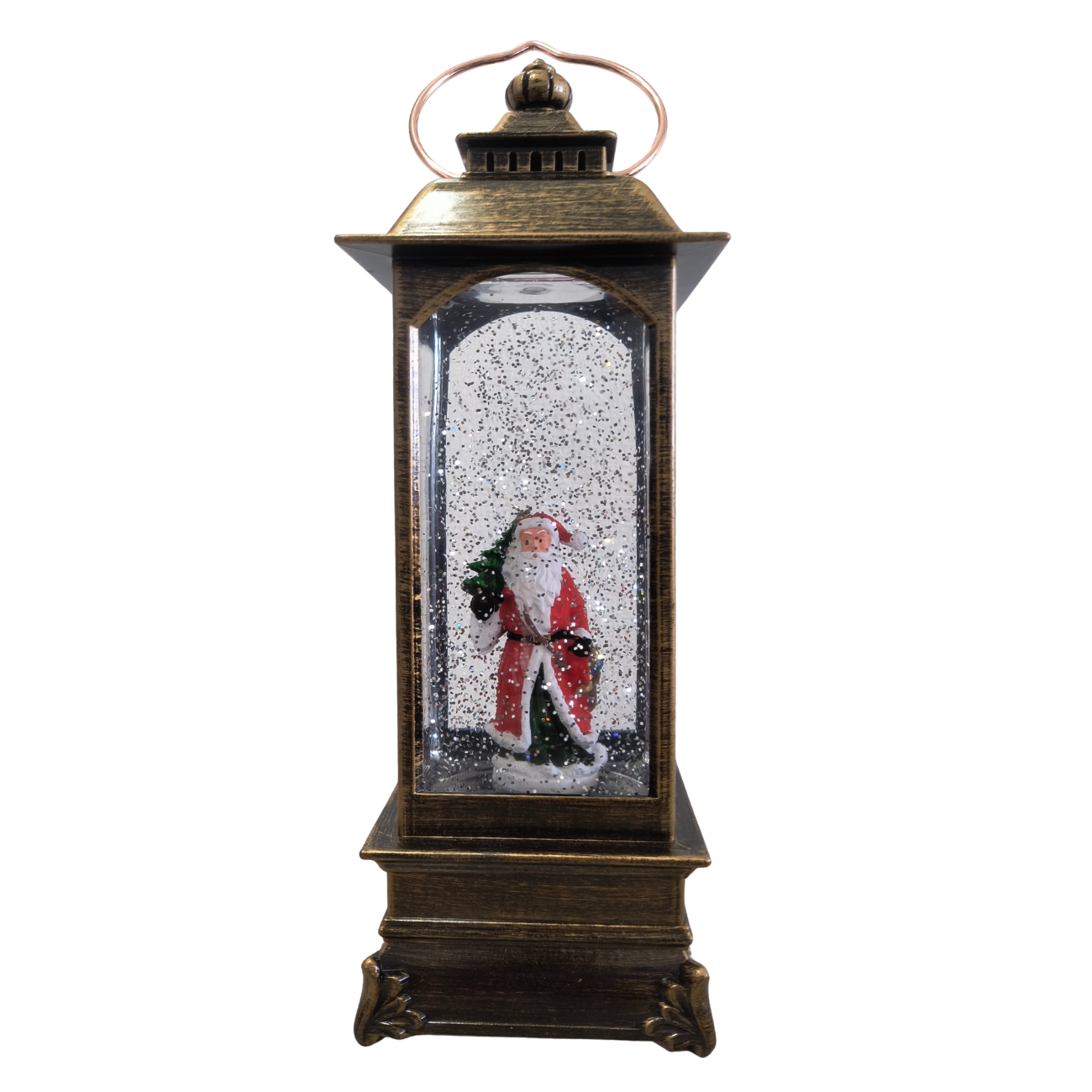 Adorno Navideño Farol Musical 32cm Vintage Decorativo-2