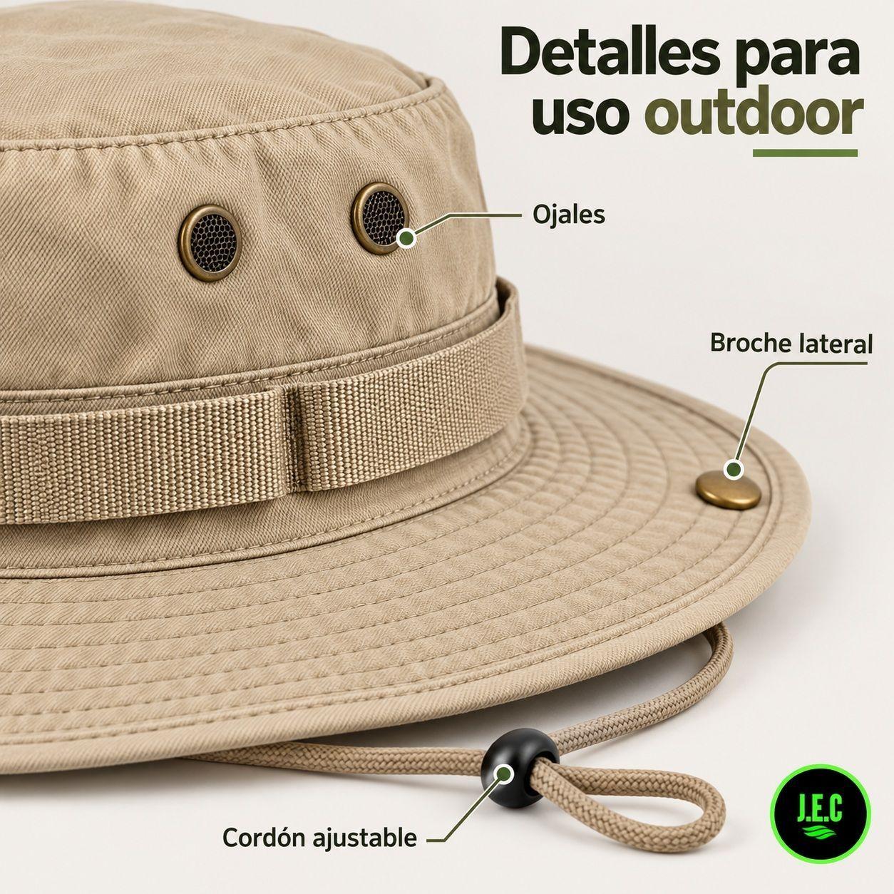 Sombrero Boonie Outdoor Pesca Caza Trekking-4