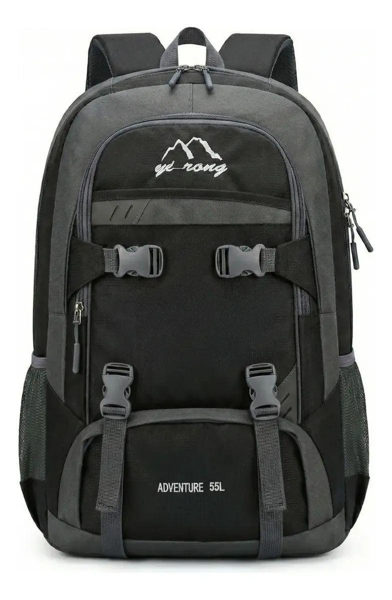 Mochila de Trekking 55 Litros, Resistente y Ergonómica-0