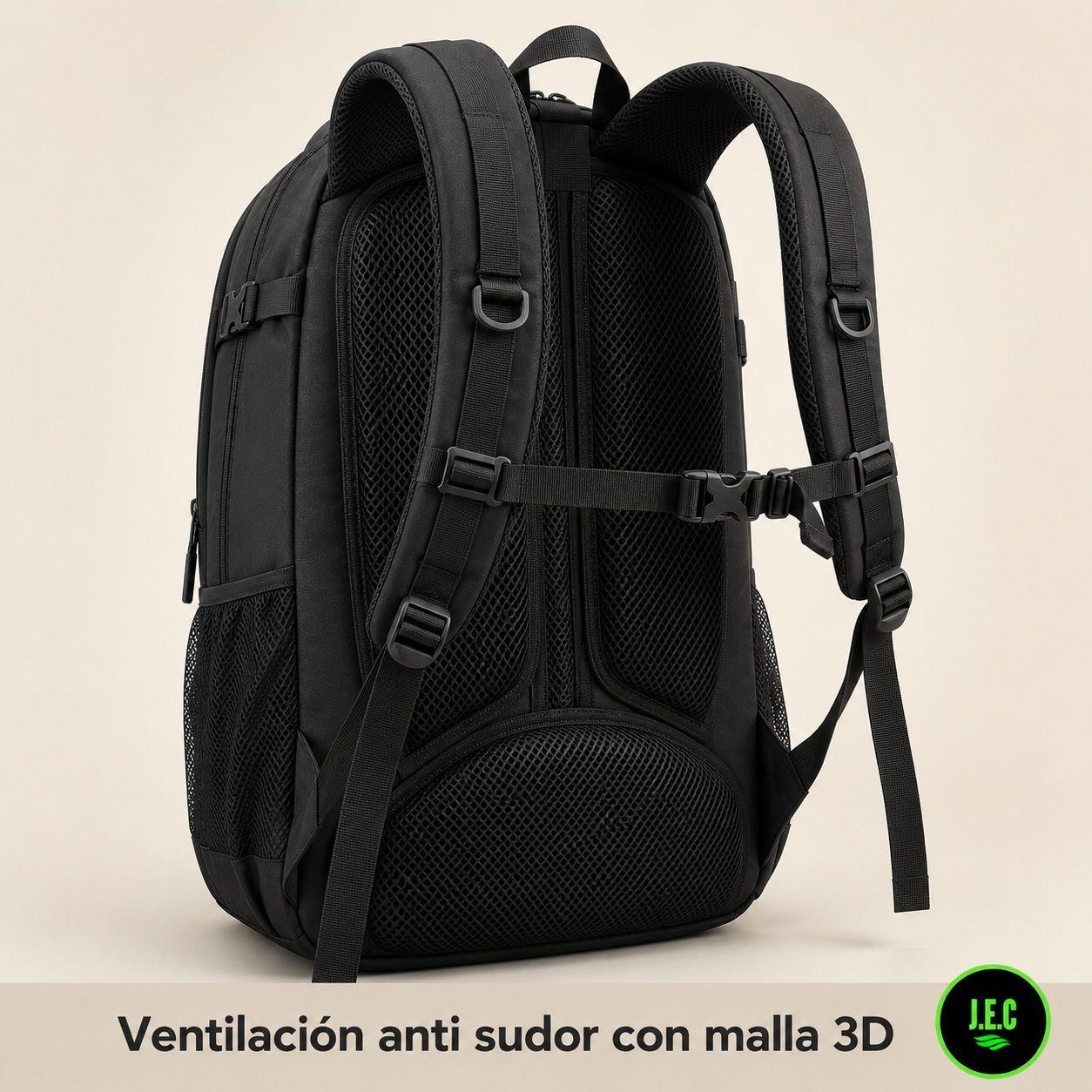 Mochila de Trekking 55 Litros, Resistente y Ergonómica-2