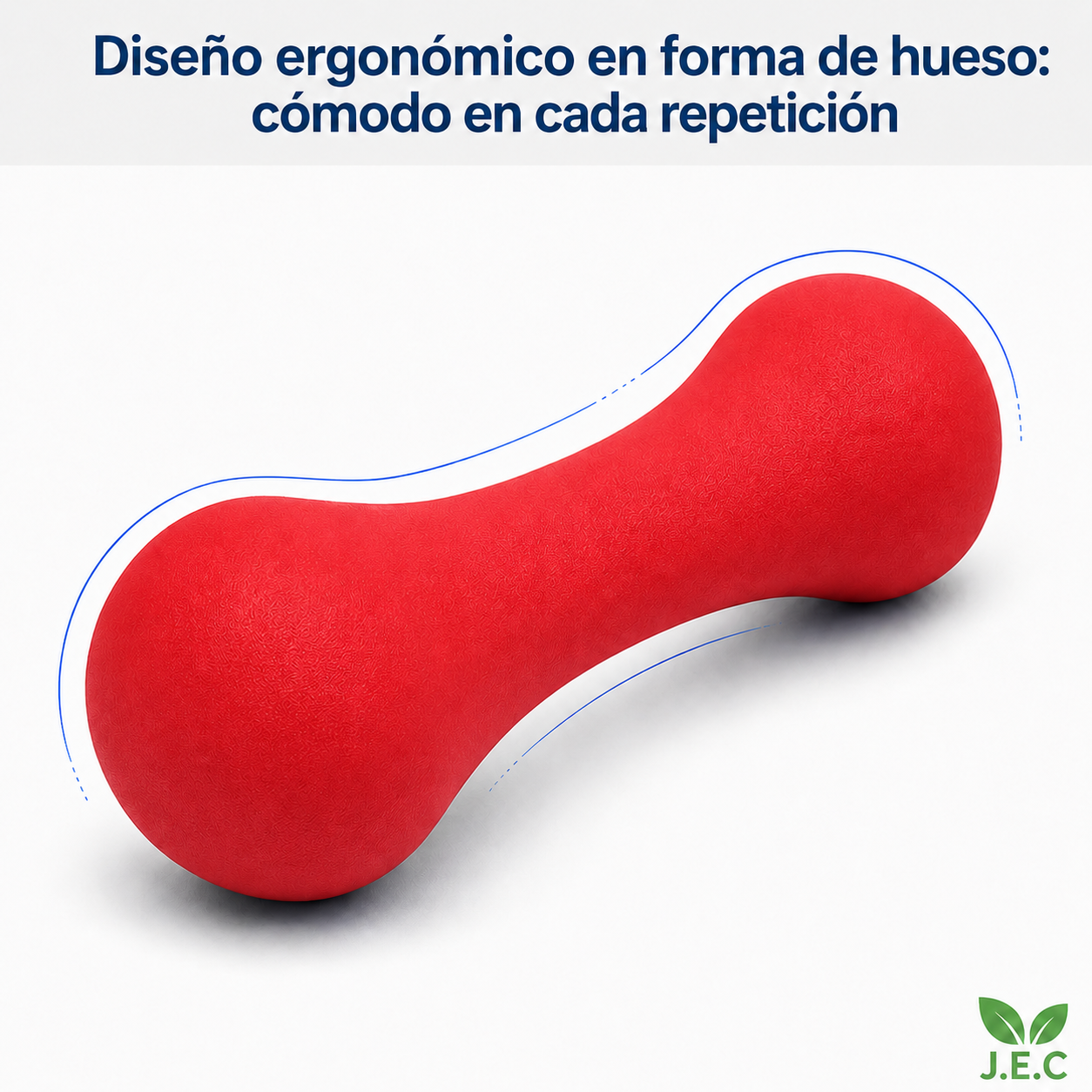 Mancuerna de Neopreno 2 Kg Forma de Hueso Ergonómica por Unidad-2