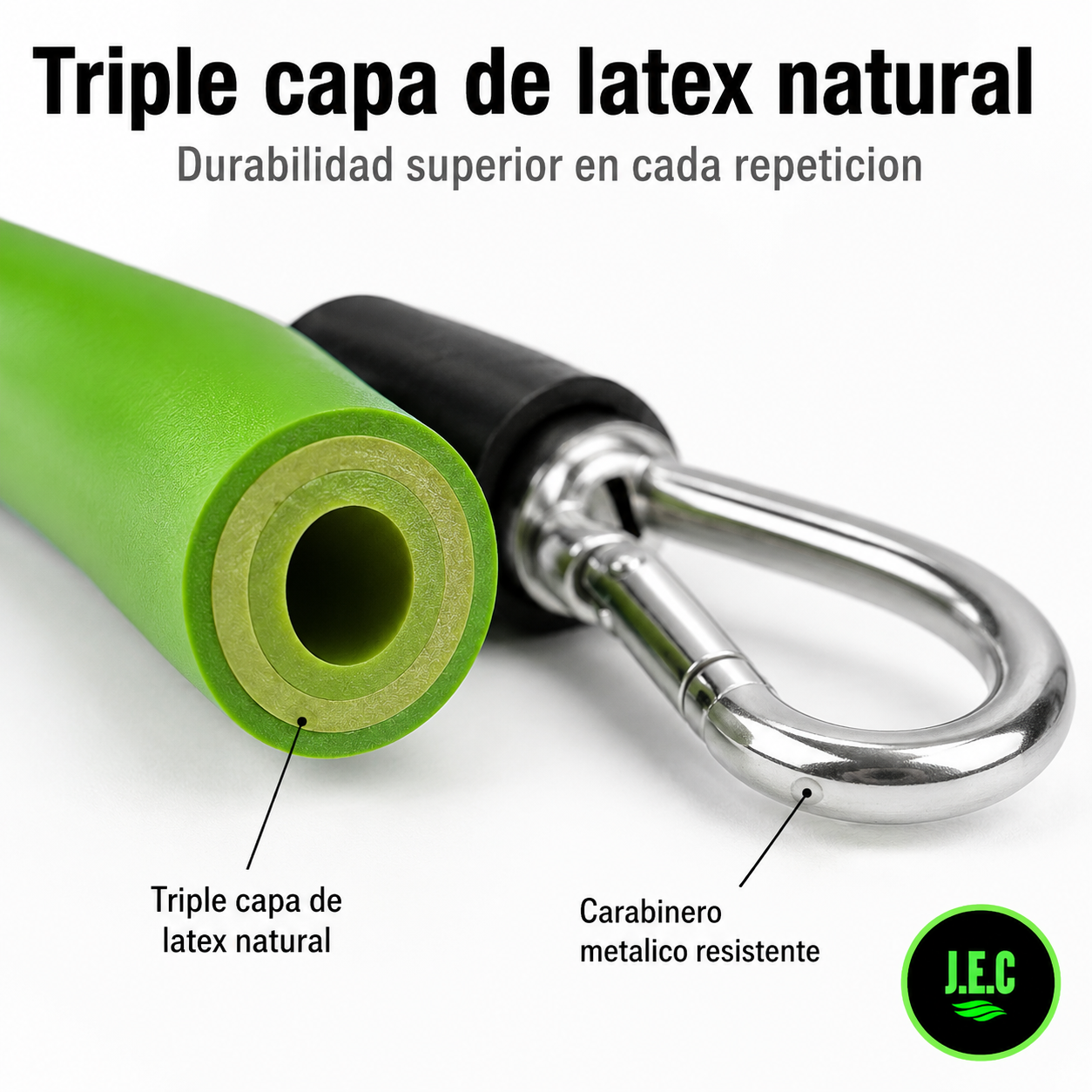 Kit Bandas Resistencia 17 Piezas Latex Natural hasta 150 lbs-3
