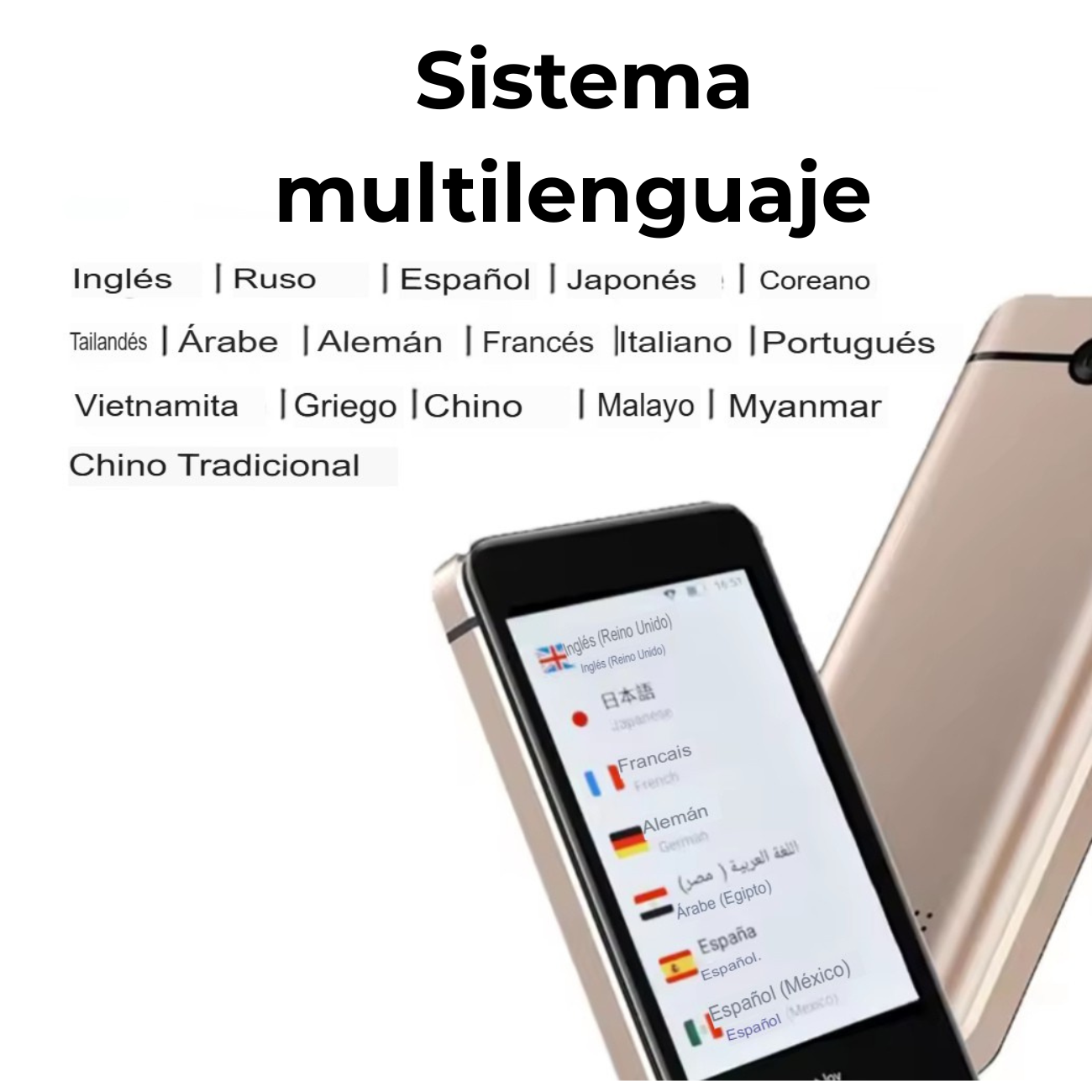 Traductor de Idiomas Inteligente, pantalla Táctil 127 idiomas -2