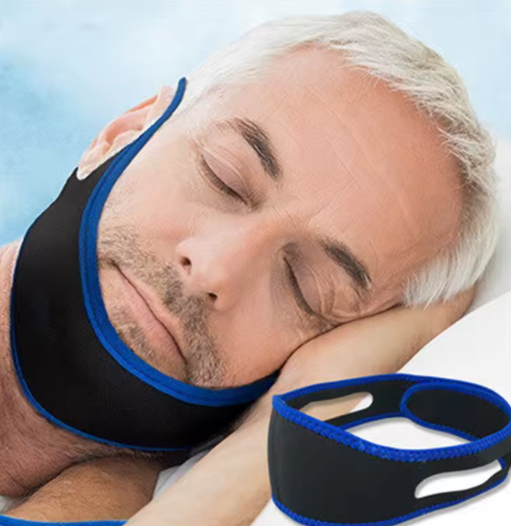 Banda Cinturón Anti Ronquido Unisex Apnea De Sueño-4