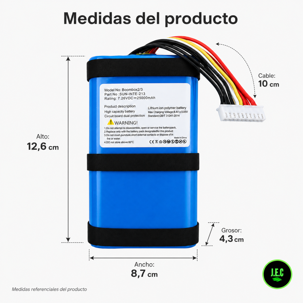 Batería Reemplazo JBL Boombox 2/3 + Kit De Herramientas-3