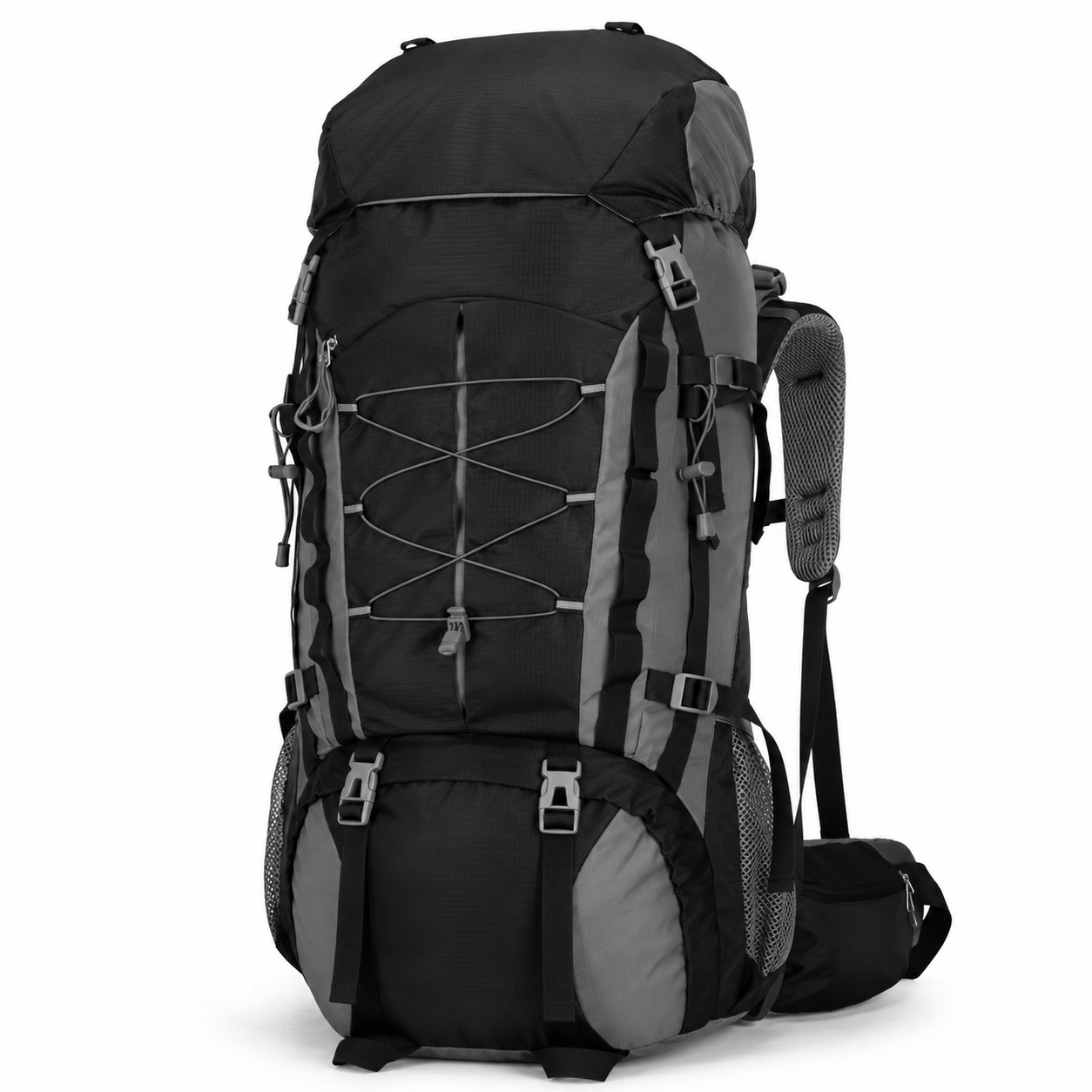 Mochila Tecnica 60L Trekking Ajuste Torso Regulable 1,3kg-0