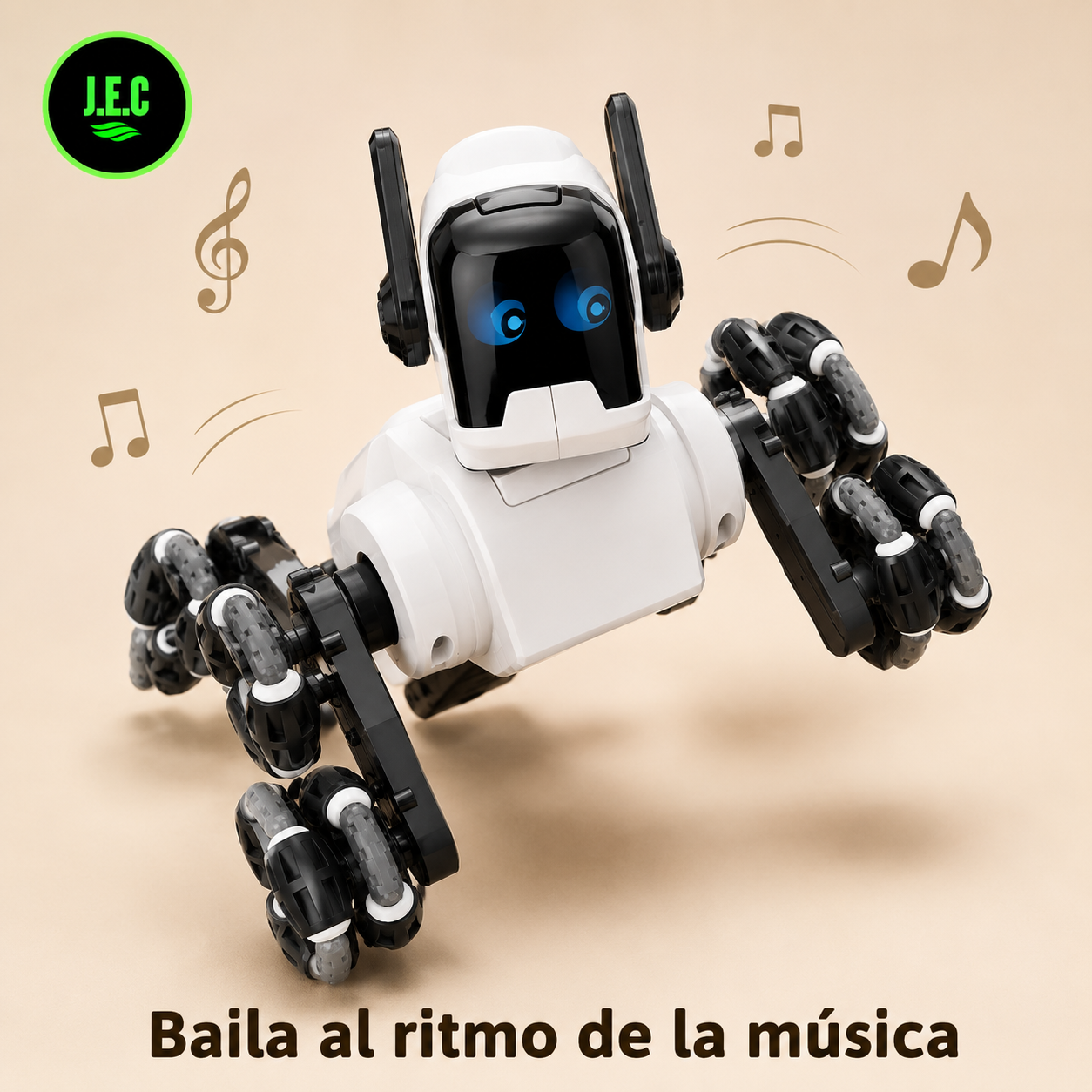Robot a Control Remoto con Luces, Música y Movimiento Articulado-2