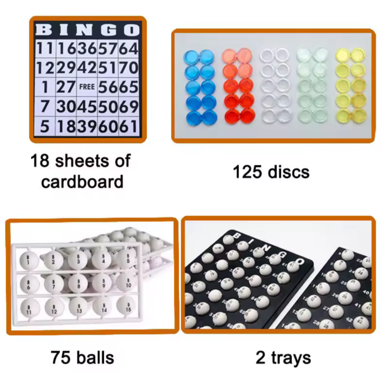 Set de Bingo Tómbola de Metal Resistente  + Cartones-3