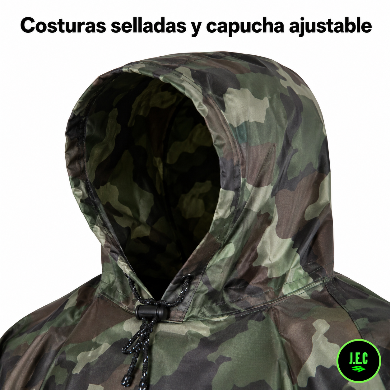 Poncho Impermeable Premium, Con Gorro 3 En 1 Capa De Lluvia -2