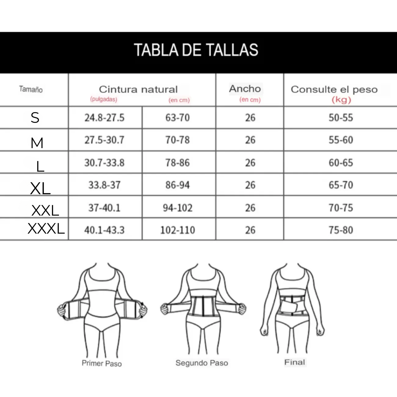 Faja Modeladora, Reductora de cintura y abdomen Premium -3