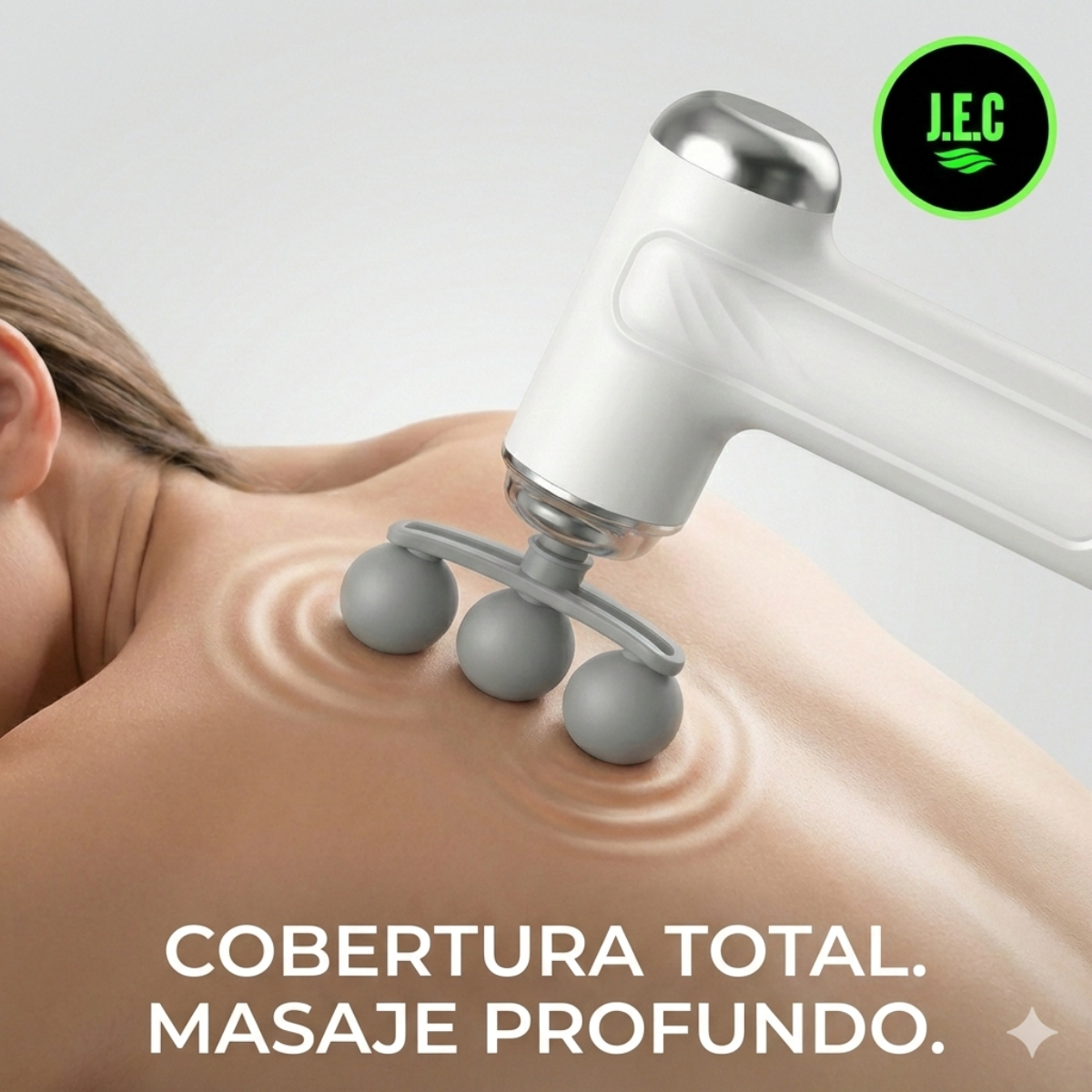 Pistola Masajeadora Muscular 8 Cabezales 6 Niveles-2