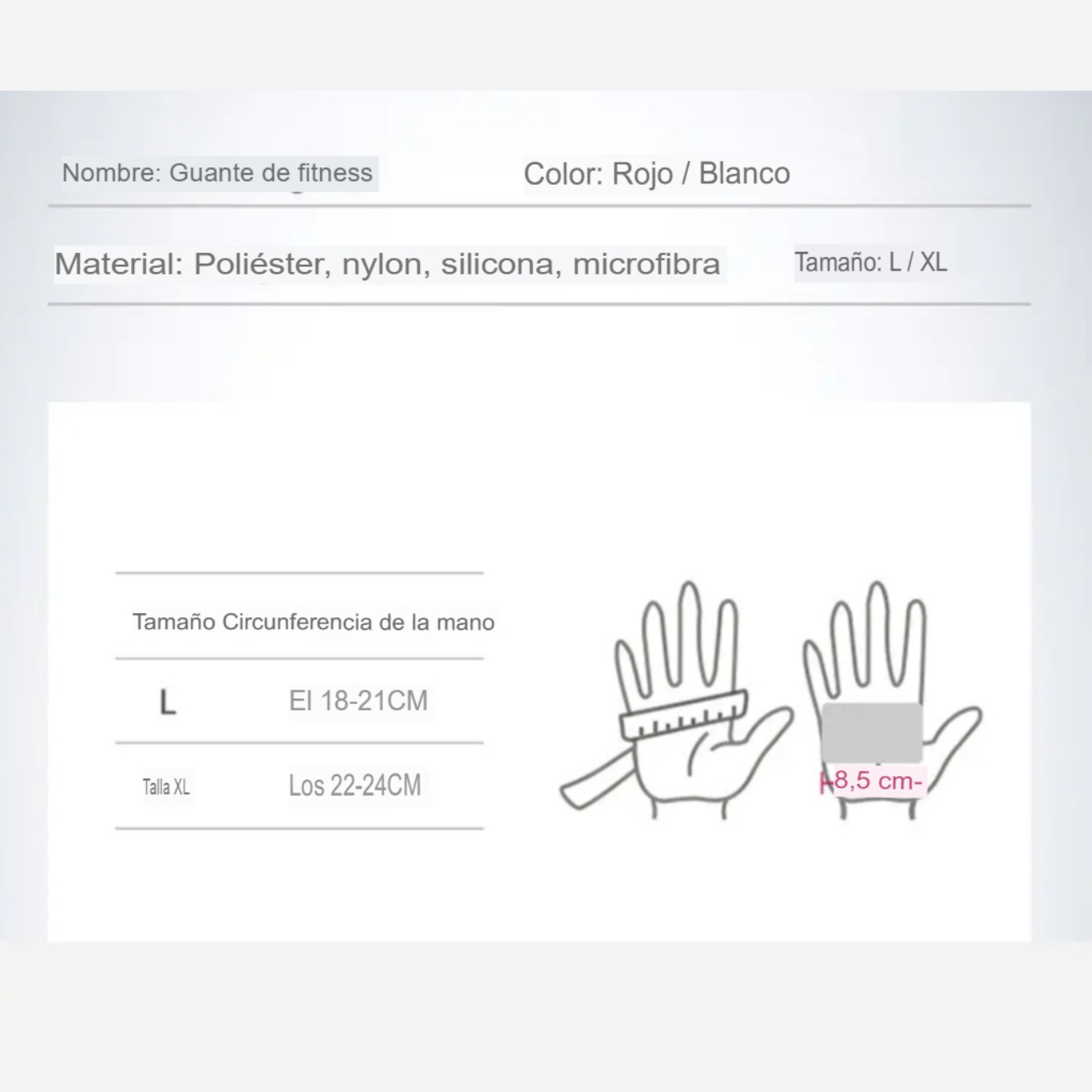 Guantes De Fitness Para Hombre Con Soporte De Muñeca -4