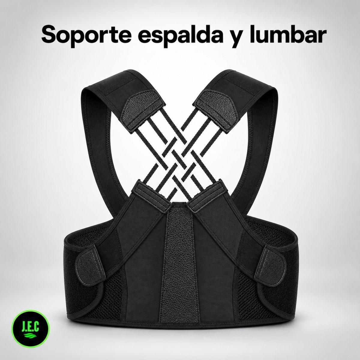 Corrector Postura Espalda Lumbar Faja Completa Ajustable-1