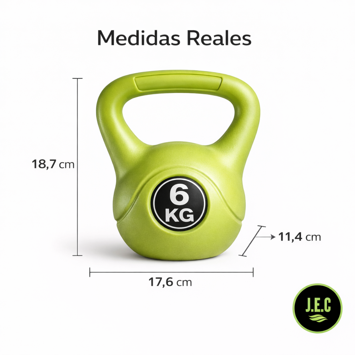 Pesa Rusa Kettlebell 6 Kg Ejercicio Gimnasio En Casa-5