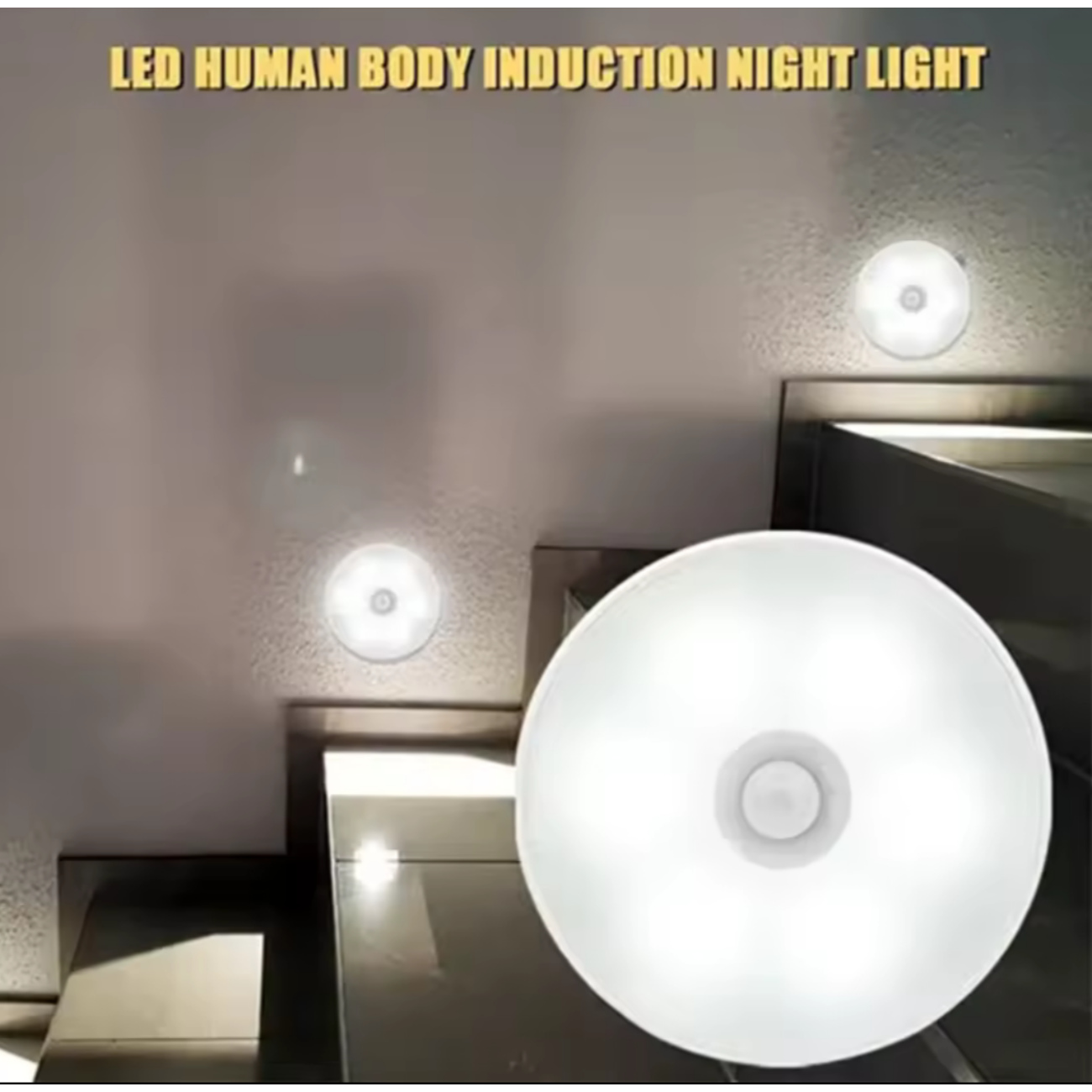 Lampara Luz Led con sensor de Movimiento Baterías incluidas-2