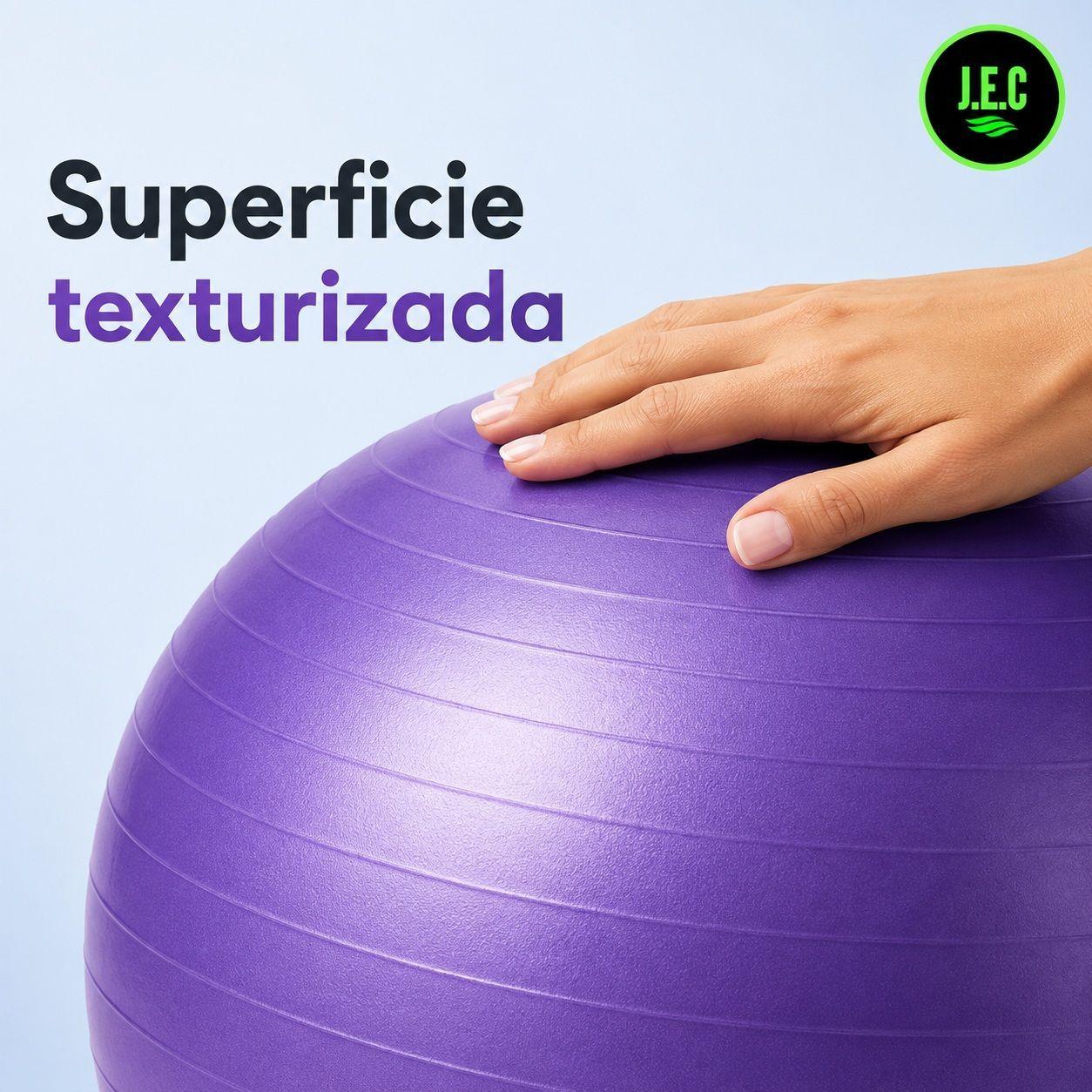 Pelota De Yoga - Pilates Reforzada Para Entrenamiento + Inflador -2