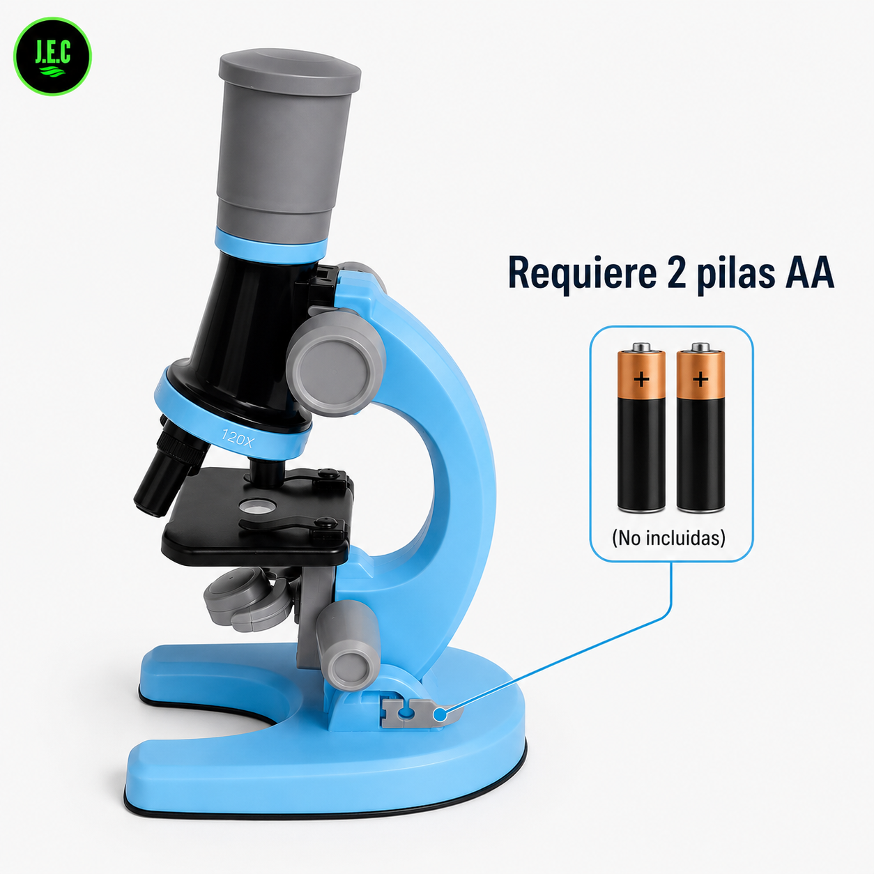 Microscopio Educativo 1200x LED con Kit de Ciencia-5