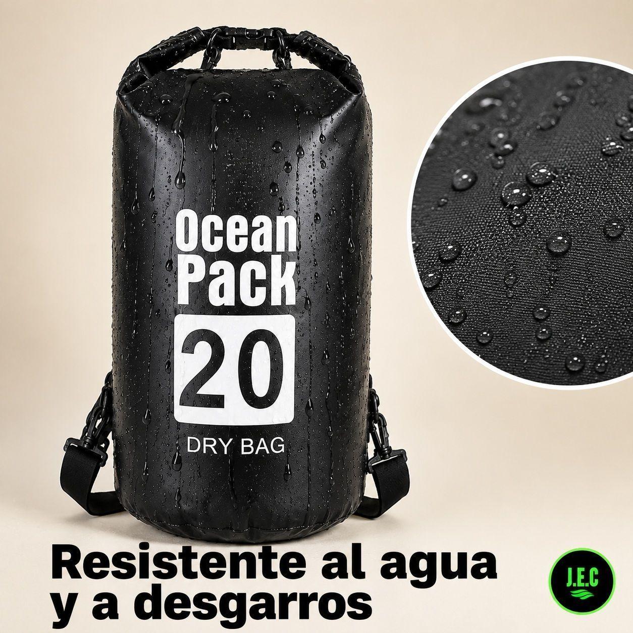 Bolsa Seca Impermeable Dry Bag 20L Resistente y Duradera-2