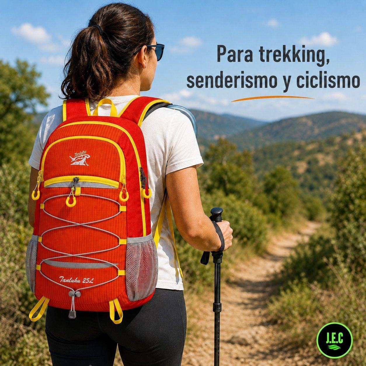 Kit Mochila Trekking 25L Bolsa Hidrataci n 3L-4