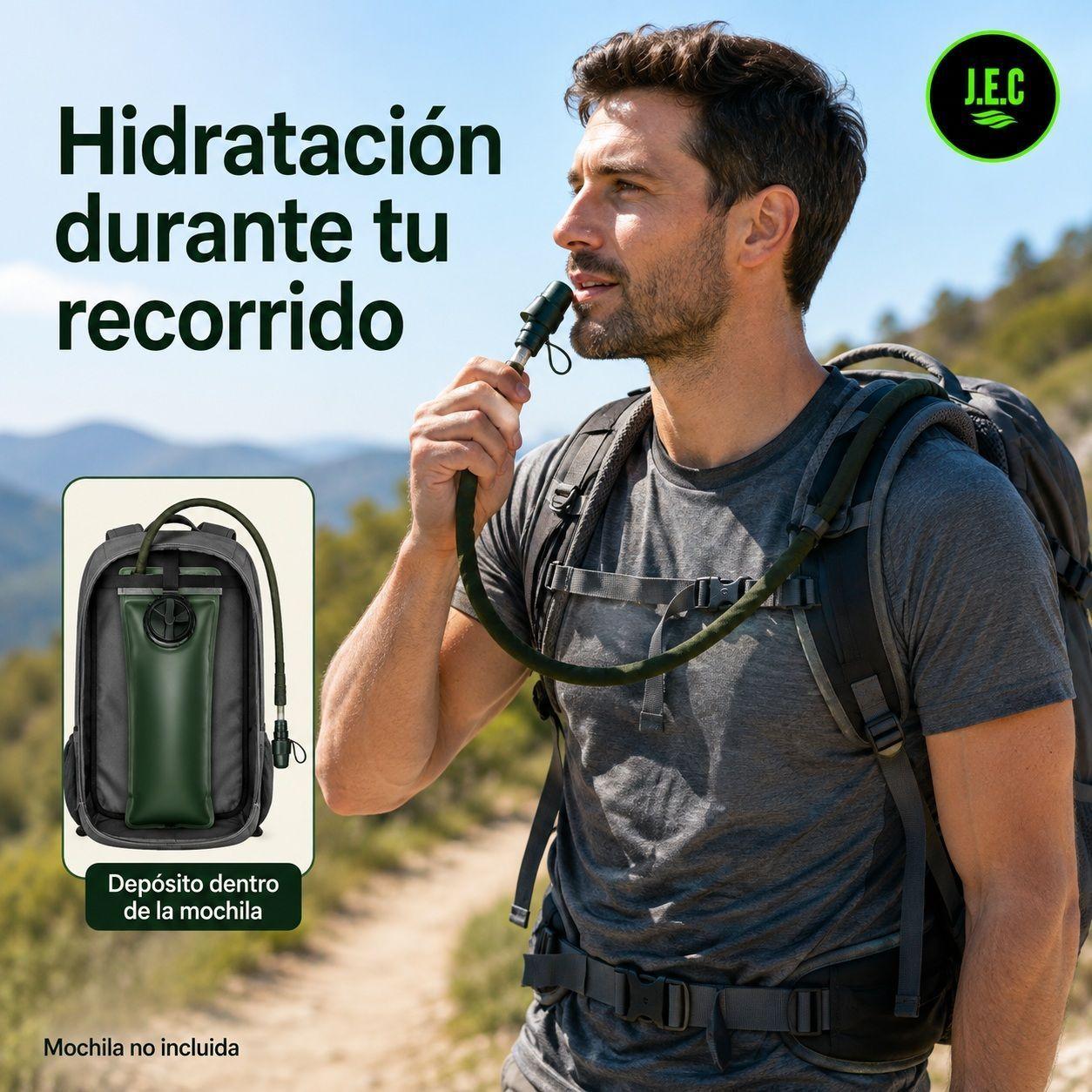 Bolsa de Hidratacion 3L con Manguera-4