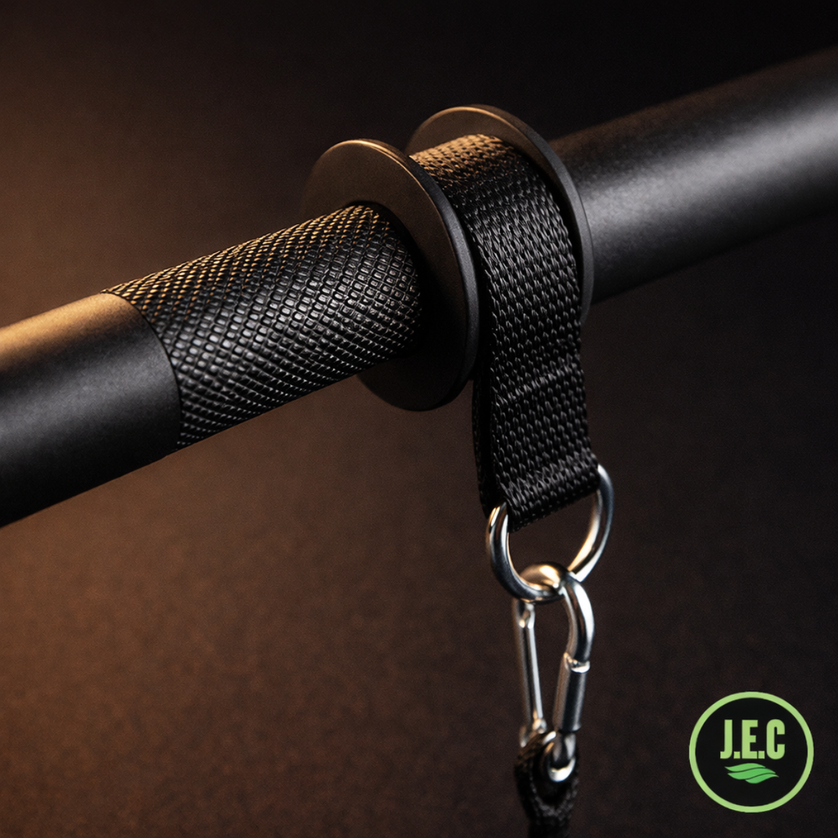 Barra con Correa para Discos Entrenamiento Ajustable-4