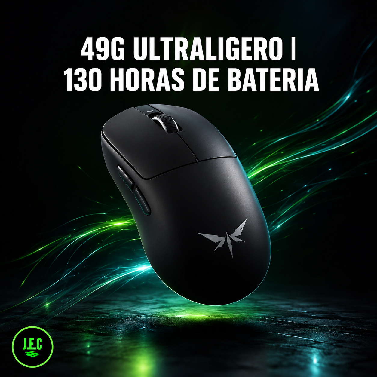 Mouse Gamer VGN Dragonfly F1 MOBA Inalambrico 49G Sensor PAW3395-2