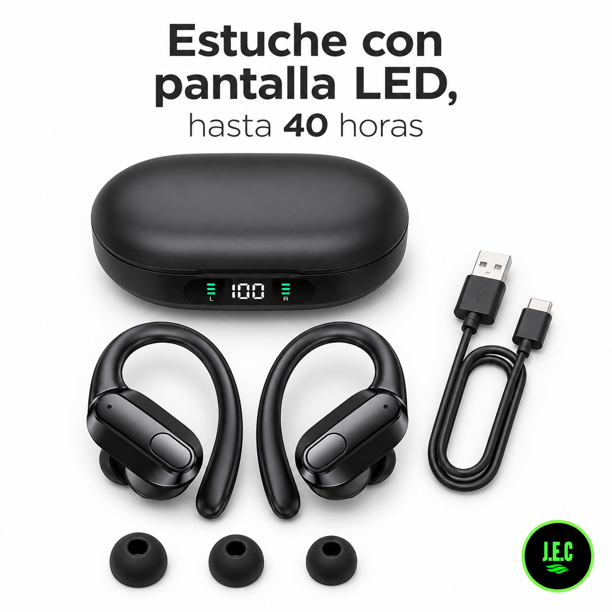 Audifonos TWS THINKPLUS XT80 Deportivos con Gancho Resistentes y Duraderos-5