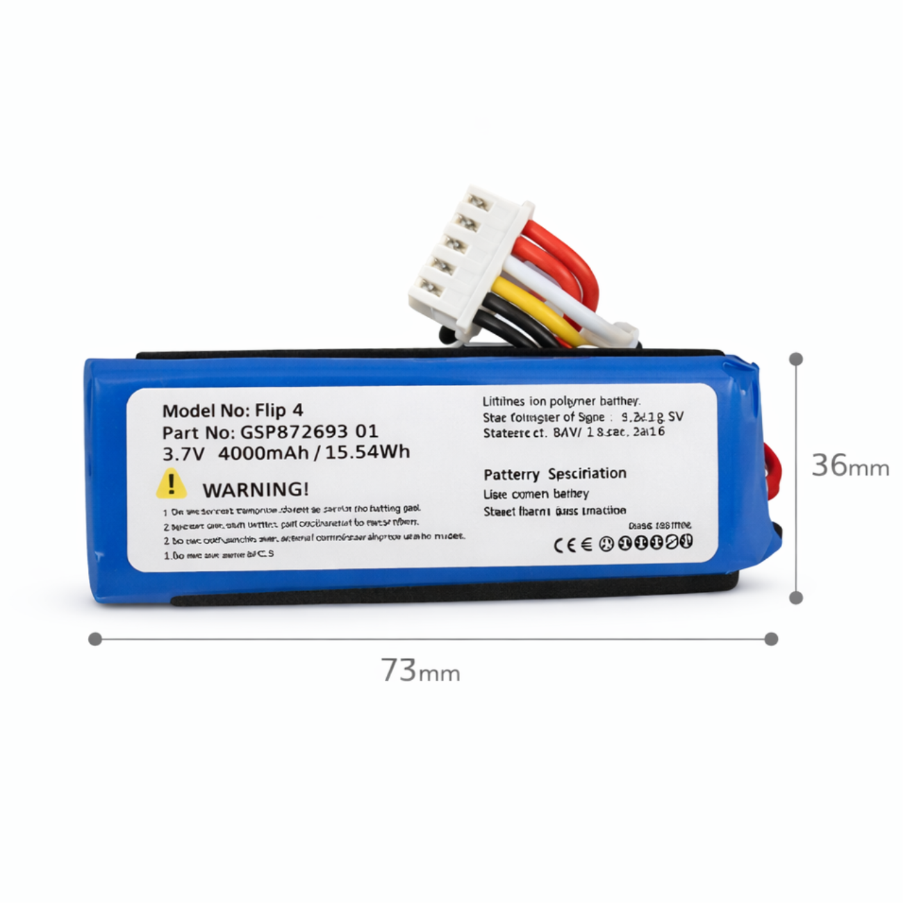 Batería de reemplazo JBL Flip 4 + kit de herramienta -5