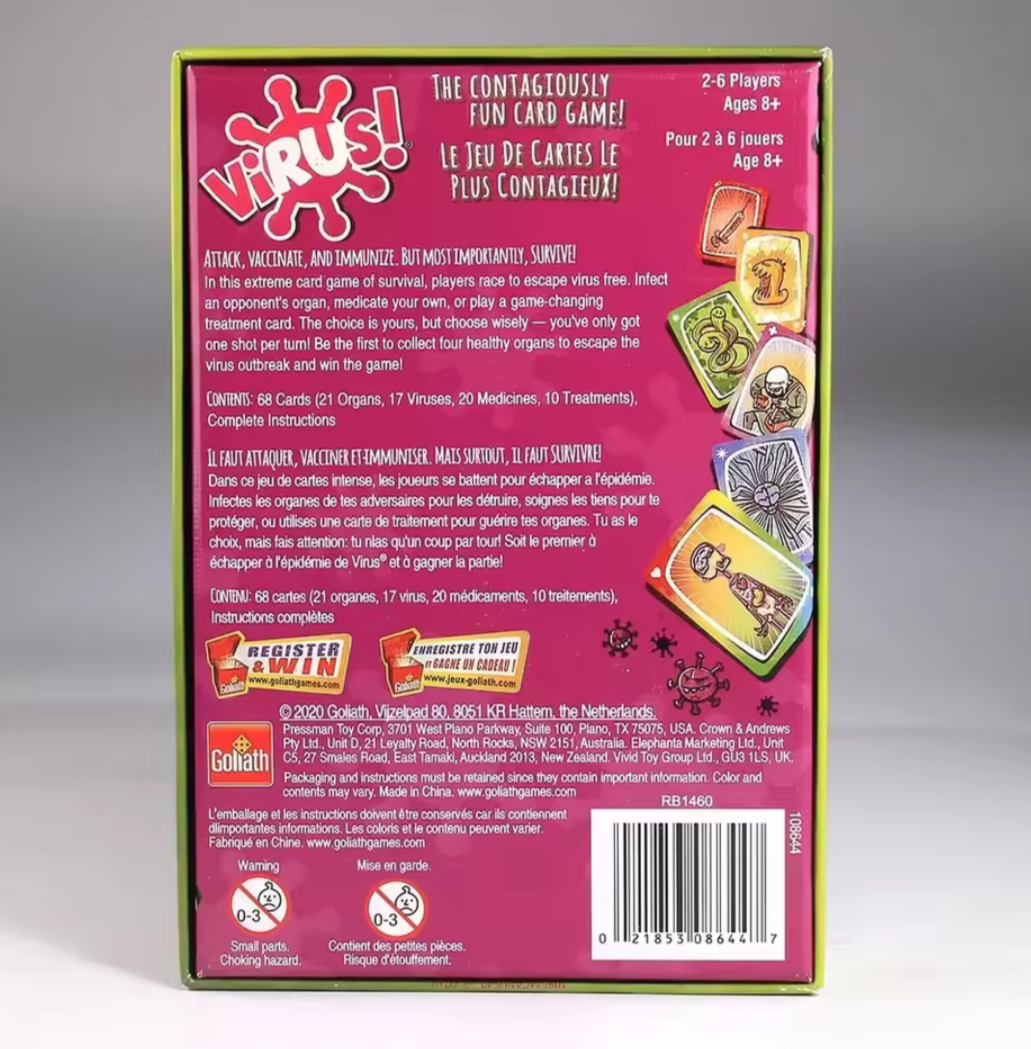 Juego de Cartas Virus 1 para toda la Familia -4