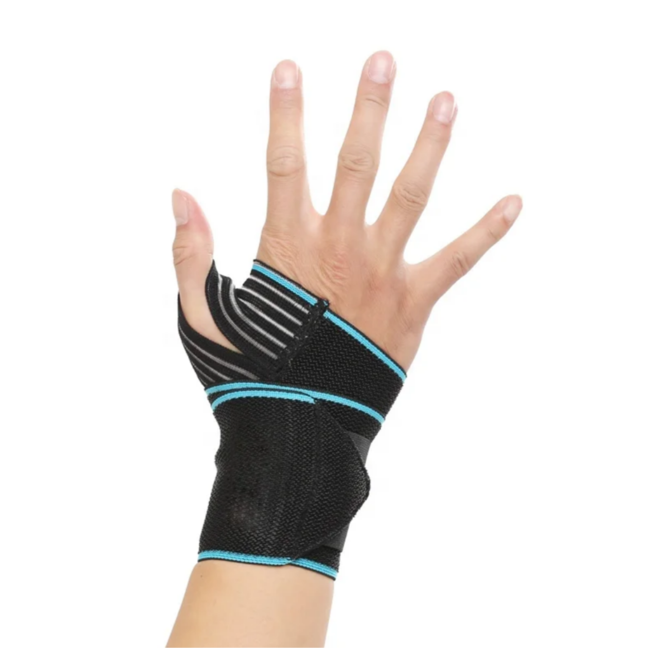 Muñequera Elástica Ajustable Con Soporte De Pulgar Fitness-1