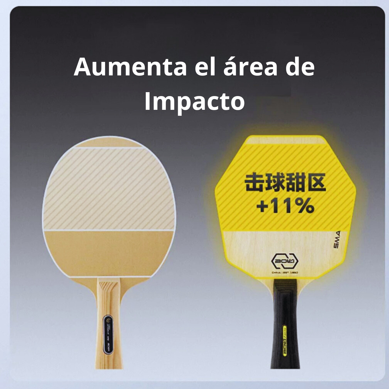 Pala de madera Hexagonal Profesional 5 Capas Ligera Control-4