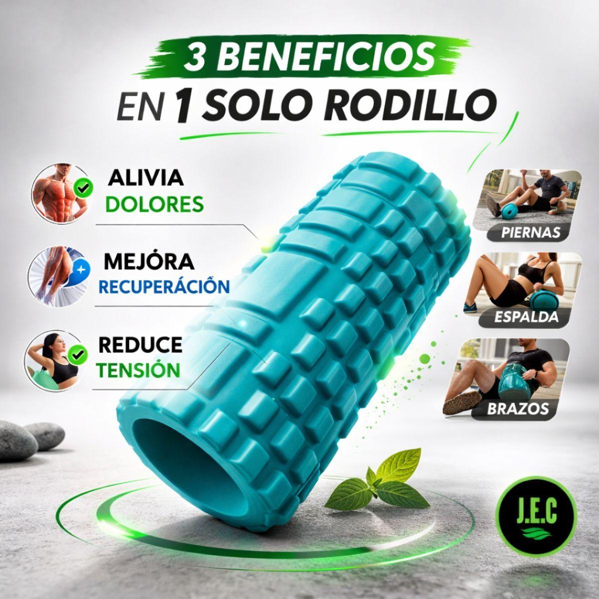Rodillo Masajeador Profesional  Antidolor Yoga Pilates Fitness-2