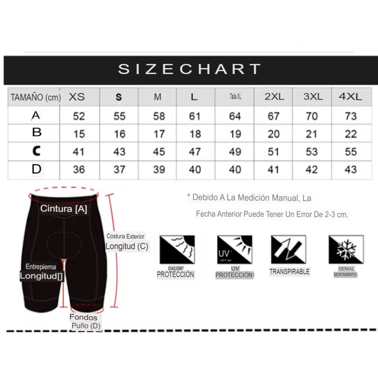 Conjunto ciclismo jersey + culotte con badana de gel-5