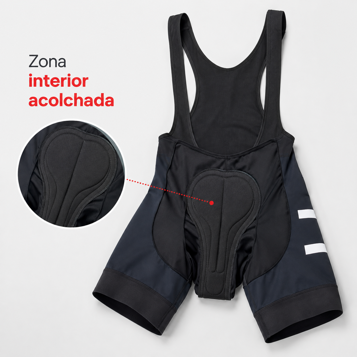 Conjunto ciclismo jersey + culotte con badana de gel-3