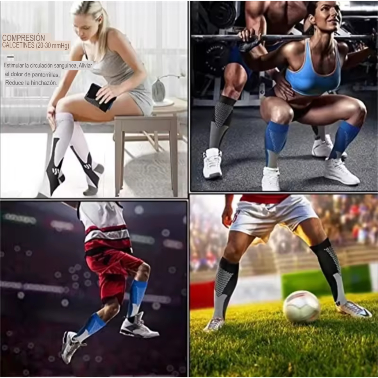 Calcetines De Compresión Deportivos Running Varices-3