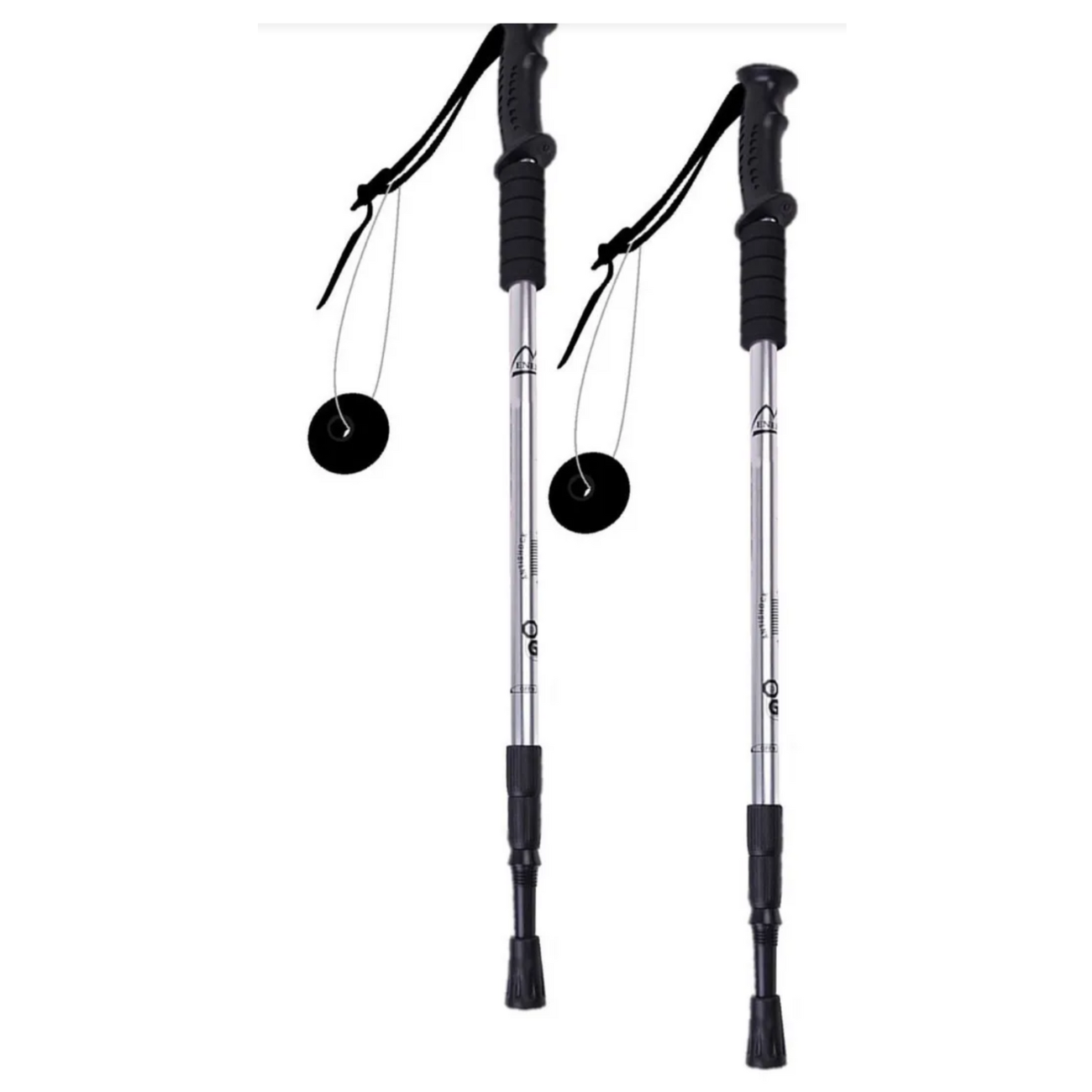 Bastón Senderismo 2 Tramos Adaptativo Anti-shock Aluminio-5