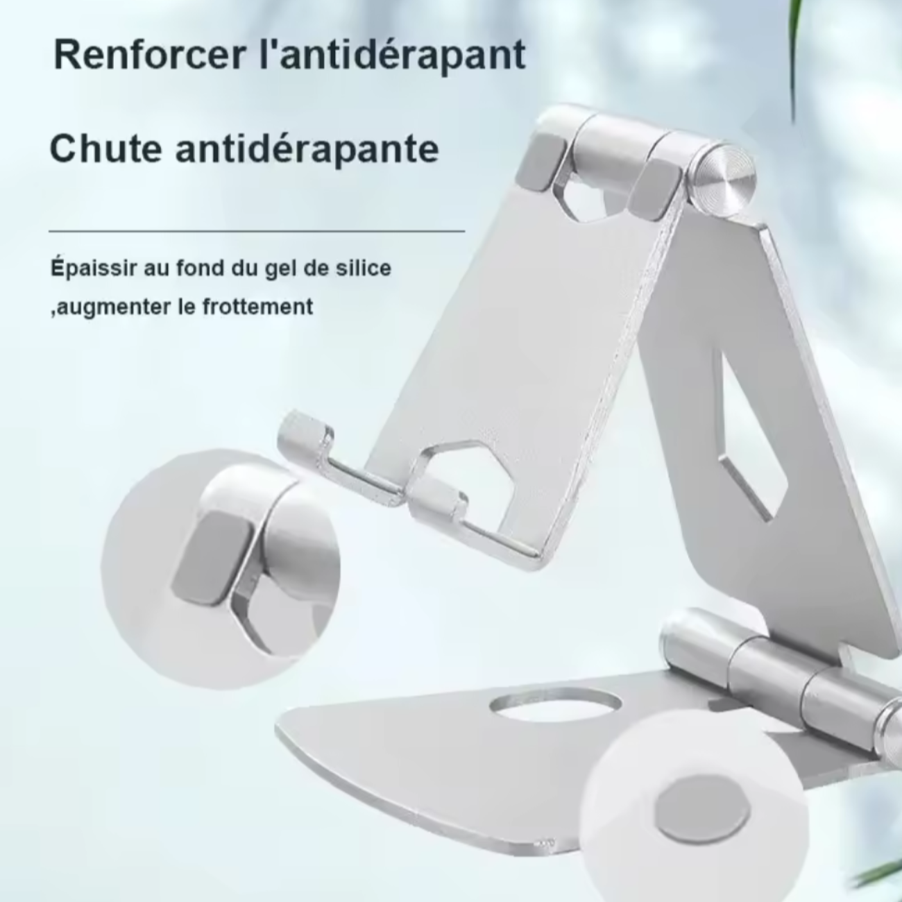 Soporte Base Porta Celular, Tablet Para Escritorio Ajustable-3