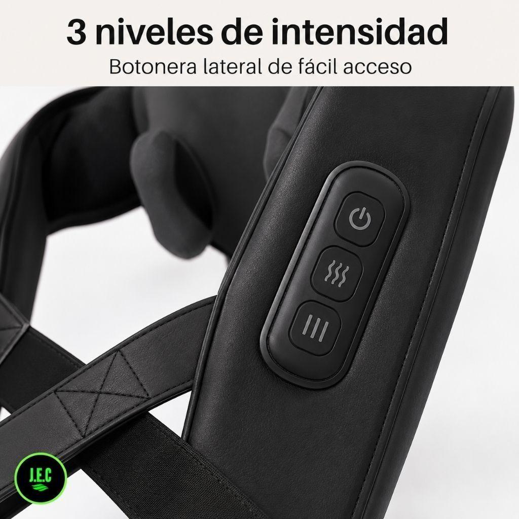 Masajeador de Cuello y Hombros Shiatsu Eléctrico con Calor 3 Niveles-3