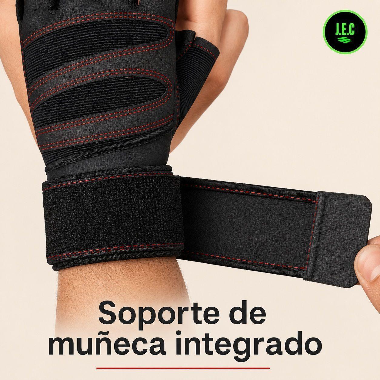 Guantes de Fitness con Soporte de Mu eca Resistentes y C modos-2